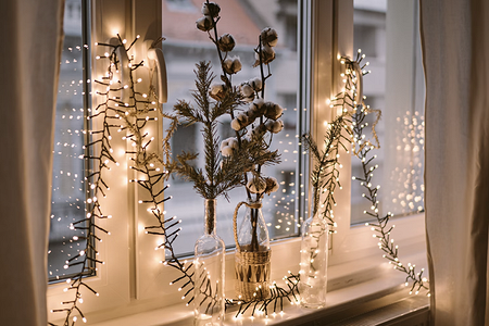 7 невероятных идей для украшения дачи к Новому году