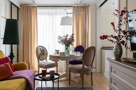 До и после: двухкомнатная хрущевка 44 кв. м с классной перепланировкой и необычным интерьером