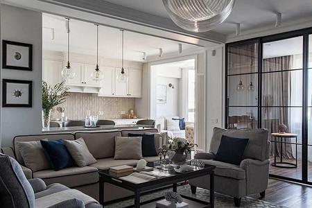 Американский стиль в интерьере: отделка, мебель и 78 фото реализованных проектов