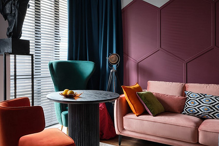 5 красивых дизайнерских интерьеров с цветом года-2023