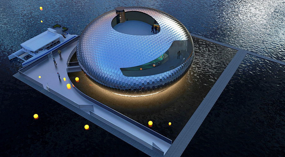 Плавучий центр с чешуйчатыми стенами: оригинальный музей построят в Норвегии