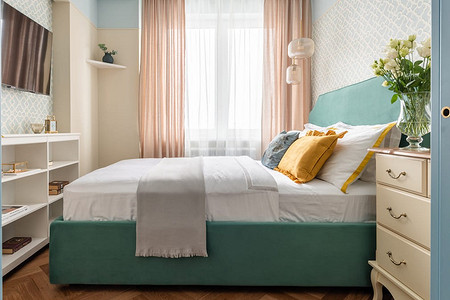 Из однушки в двушку: квартира с вдохновляющим весенним интерьером