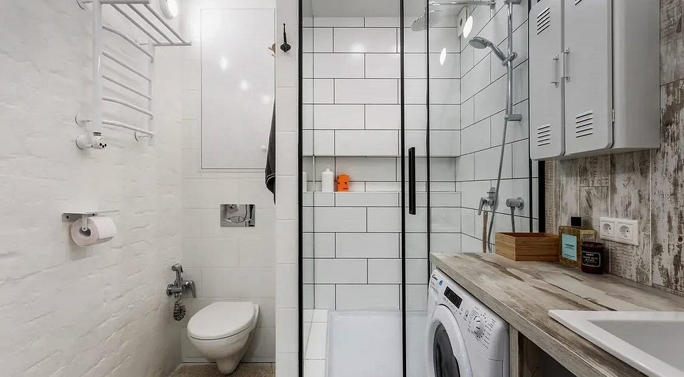 Дизайн ванной в хрущевке: 5 реальных примеров и 100 фото для вдохновения