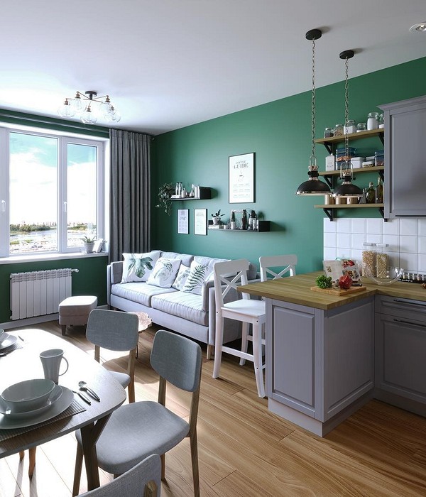 30 фотоидей для современного дизайна кухонь-гостиных: - Советы в блоге от mebel169