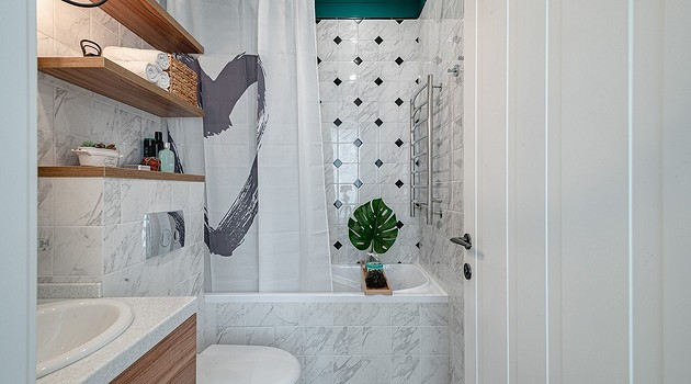 Плитка в дизайне ванной комнаты: актуальные тренды-2022 и 105 красивых фото