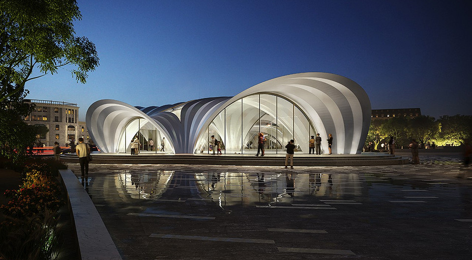 В Днепре строят станции метро по проекту бюро Захи Хадид: показываем, как они выглядят