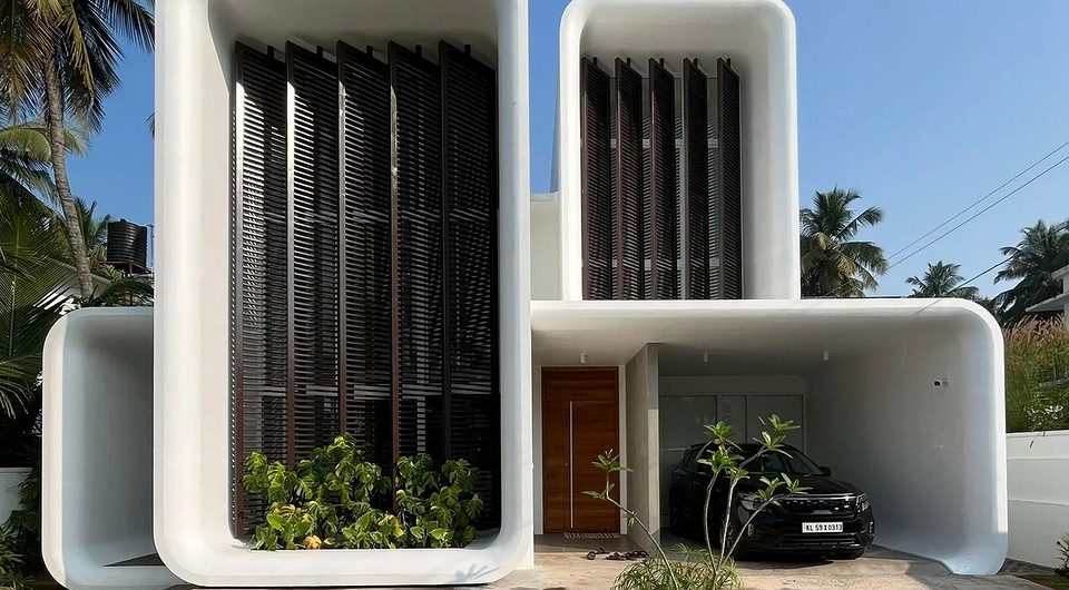 В Индии построили жилой дом, вдохновленный игрой «Тетрис»