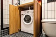 5 вариантов размещения стиральной машины в маленькой квартире