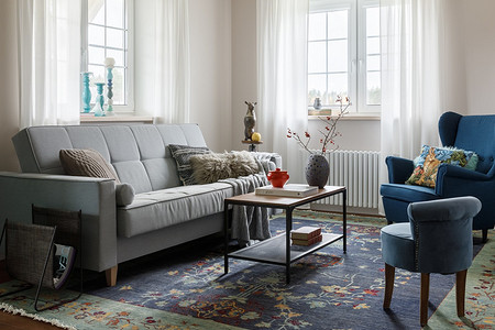 Уютная дача в стиле деревенский сканди для творческой семьи