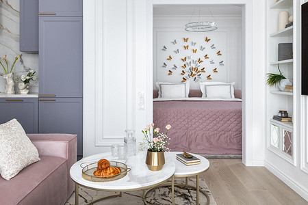 Как выглядит инстаграмный женственный интерьер: реальный пример московской квартиры