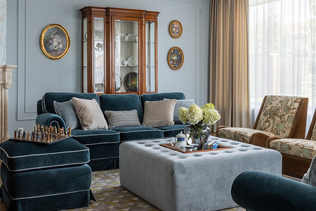 Как дизайнер преобразила дом для новых владельцев: интерьер в стиле уютной классики