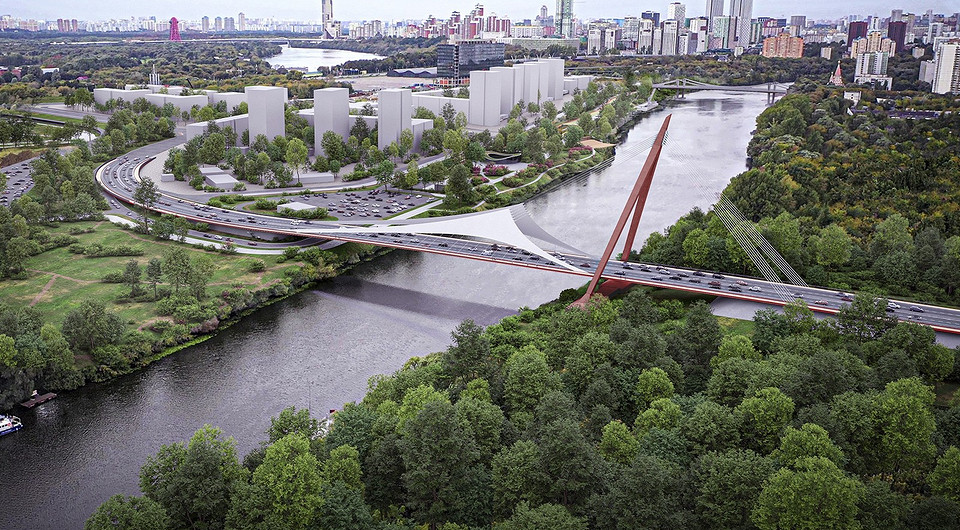 В столице России построят семь новых мостов через Москву-реку