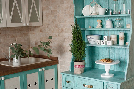 Кухня в стиле прованс: 6 главных особенностей и идеи оформления (70 фото)