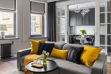 Атмосфера города: двухкомнатная квартира в доме 1830-х в Санкт-Петербурге