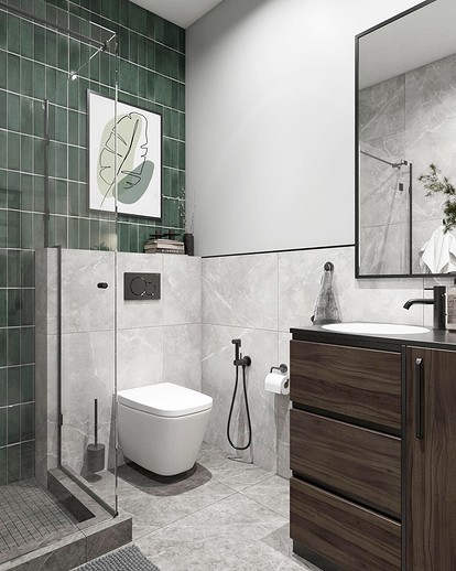 Дизайн ванной комнаты с туалетом: 90 фото совмещенных санузлов