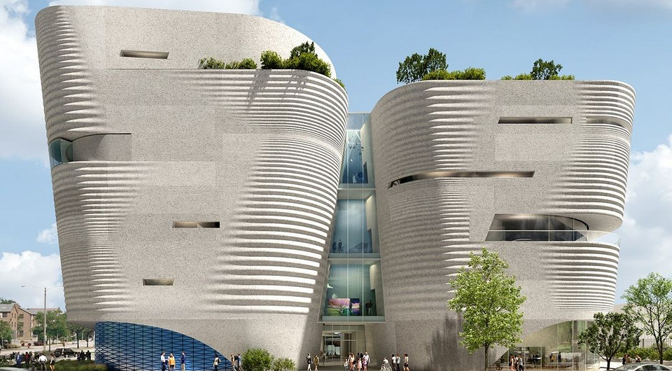 В США построят иммерсивный музей в виде больших скал В США построят иммерсивный музей в виде больших скал