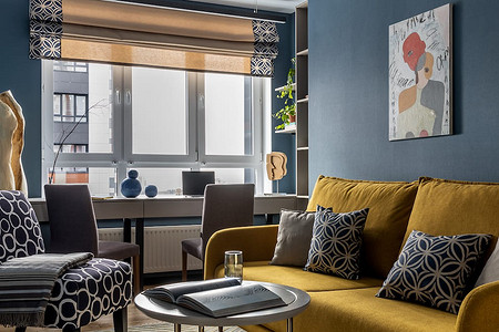 Вау-интерьер для молодой семьи: яркие цвета, удобная планировка и красивый декор