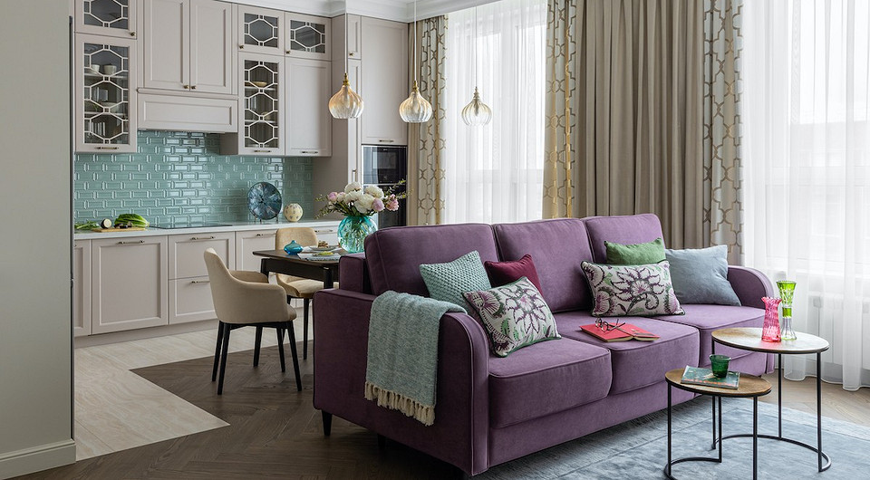 Как создать семейный очаг: уютная квартира 62 кв. м для зрелой семейной пары