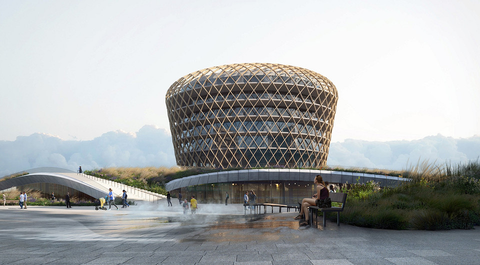 В Бельгии построят отель в форме большого валуна на побережье