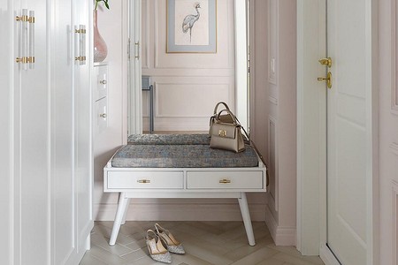 Светлая прихожая: как создать нескучное пространство (55 фото готовых проектов)