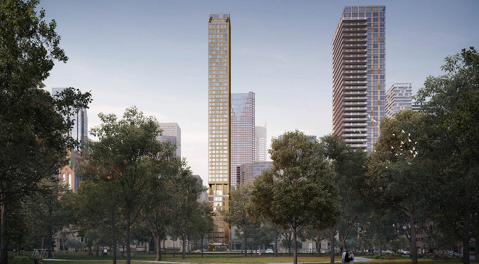 Архитекторы показали проект башни-карандаша в Канаде