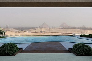 В Египте продается особняк с видом на пирамиды Гизы