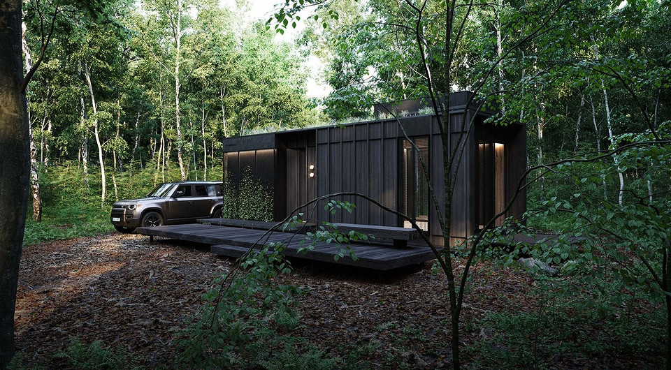 Как конструктор: студия дизайна разработала мини-дома из небольших капсул