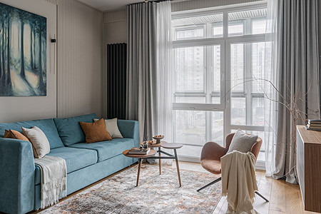 Интерьер квартиры 56 кв. м, где заказчики просили — «никаких цветочков»