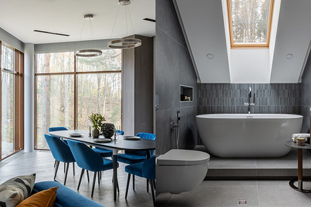 Дом для двоих и на будущее: минимализм и идеальные виды из окон 