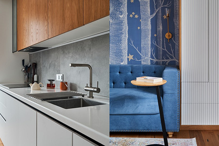 Интерьер для жизни: как из двушки сделали почти трешку с двумя санузлами и постирочной