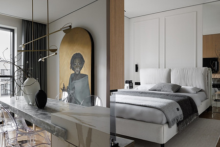 Как дизайнер оформила интерьер для себя? Маленькая и роскошная квартира 39 кв. м