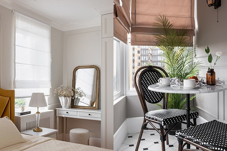 Париж по-русски: квартира 60 кв. м с потрясающим интерьером и комфортной планировкой