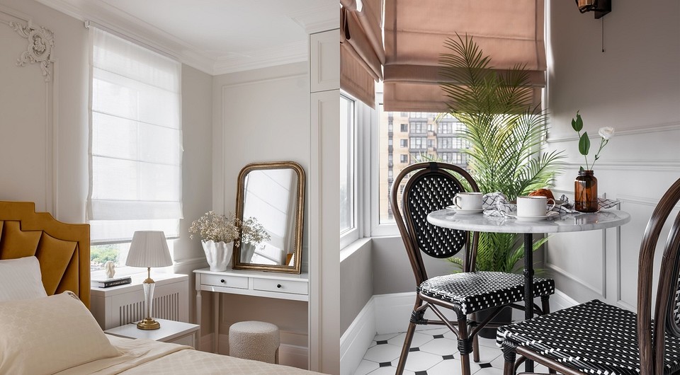 Париж по-русски: квартира 60 кв. м с потрясающим интерьером и комфортной планировкой