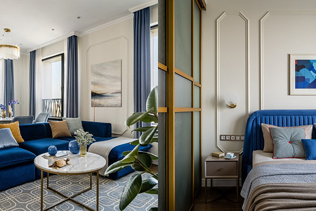 Мощная красота: квартира 71 кв. м в концепции моря, солнца и неба