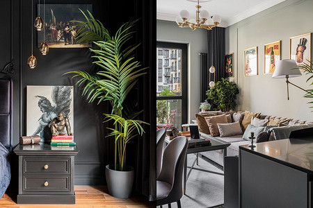 Для папы-дизайнера и его дочек: эффектная квартира 73 кв. м (каждый уголок хочется рассматривать!) 