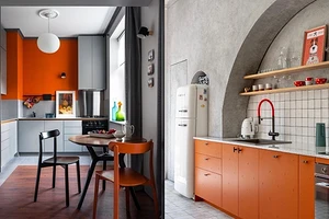 Оранжевая кухня: удачные сочетания, правила оформления и 103 вдохновляющих фото