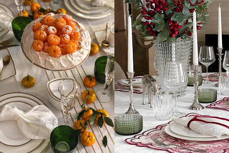 Просто и красиво: 8 примеров новогодней сервировки для домашнего праздника