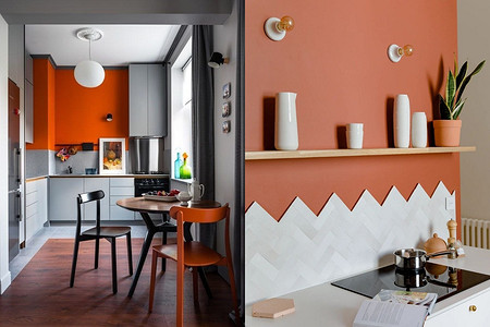 Оранжевая кухня: удачные сочетания, правила оформления и 103 вдохновляющих фото
