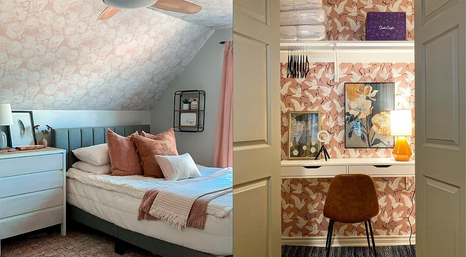 Так можно было? 7 интерьеров, которые сделали лучше самоклеящиеся обои