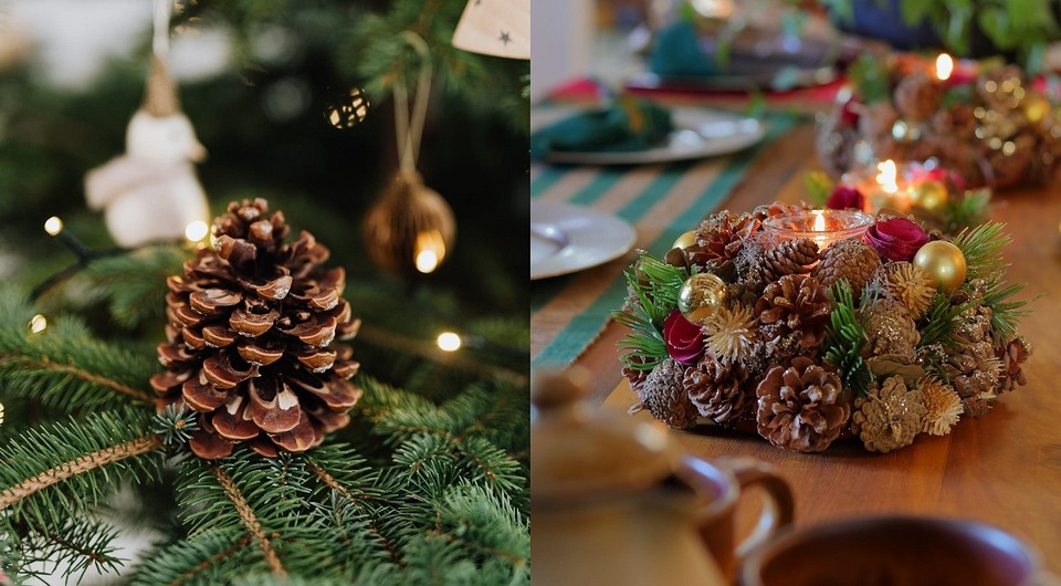 Как сделать елку из шишек: мастер-класс и идеи для новогоднего декора