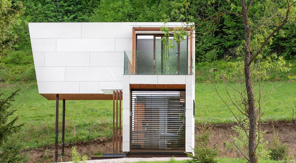 Посмотрите на мини-дом площадью 36 квадратов с «парящим» вторым этажом