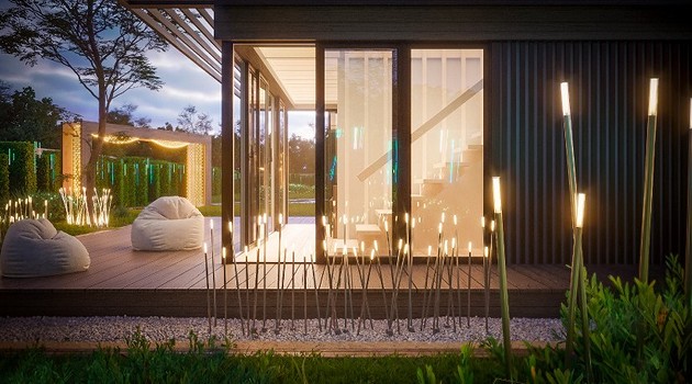 5 красивых идей для ландшафтного освещения дома и участка