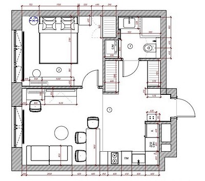 Ремонт мечты: как дизайнер оформила квартиру 38 кв. м под ключ 