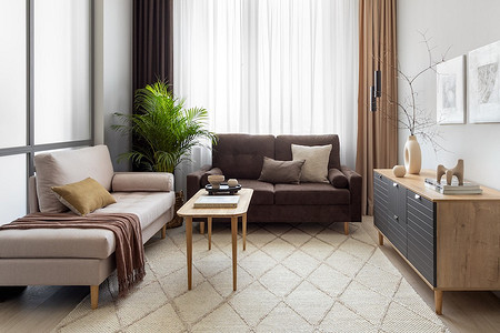 Из голого бетона — в уютный интерьер за 4 месяца: двухкомнатная квартира 60 кв. м в Москве 