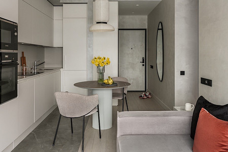 Интерьер-перевертыш: квартира 56 кв. м, которая меняет настроение днем и ночью