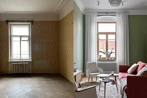 7 красивых переделок квартир в старом фонде