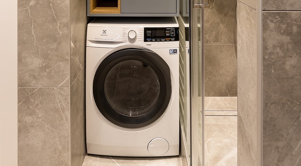 Где и как разместить стиральную машину: 8 красивых и удобных примеров