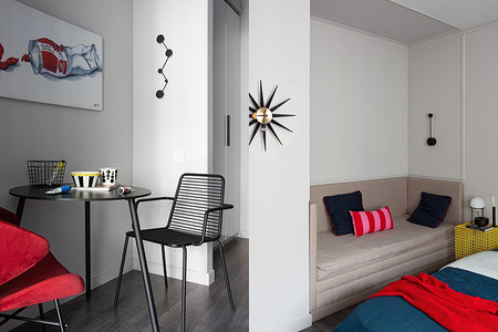 Как из студии 26 кв.м сделать полноценную однушку и уместить все? Пример от дизайнера