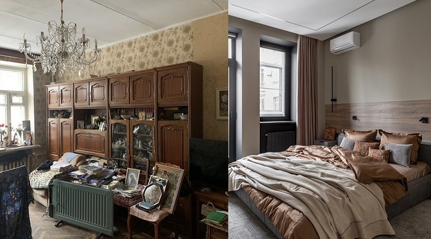 Эффектное до и после: как дизайнер преобразила старую двушку в доме 1951 года