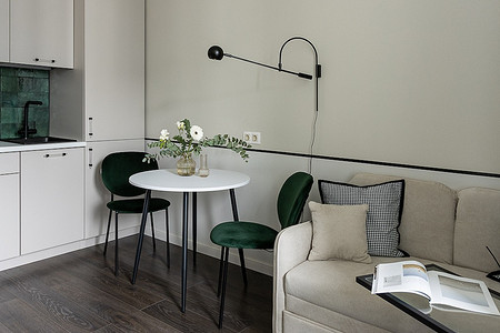 До и после: покрасили обои от застройщика и создали классный интерьер! Как дизайнер переделала однушку 33 кв. м